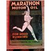 Image 1 : Fantasy Marathon Motor Oil porcelain sign 18.5" X 13"