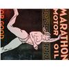 Image 2 : Fantasy Marathon Motor Oil porcelain sign 18.5" X 13"
