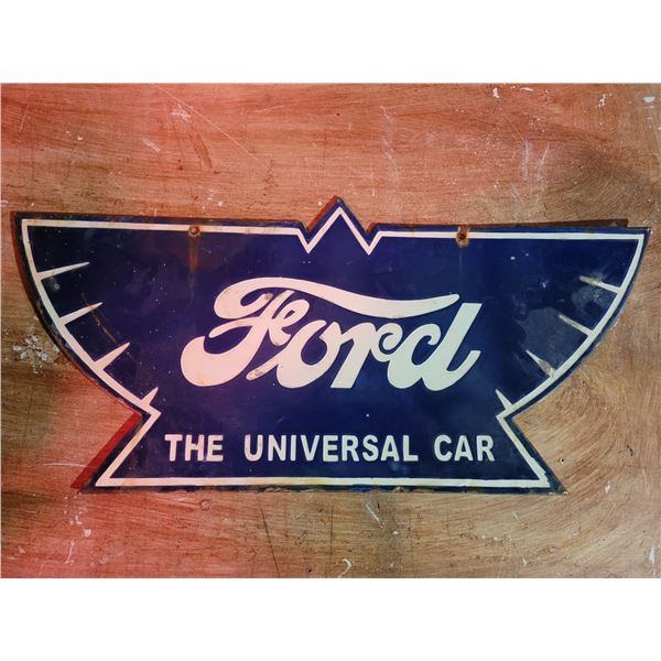 Fantasy porcelain Ford - Universal car sign 21 X 11" double sided!