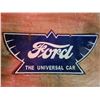 Image 1 : Fantasy porcelain Ford - Universal car sign 21 X 11" double sided!