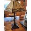 Image 1 : Retro style table lamp, great shade - works, no damage