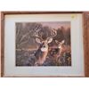 Image 1 : Large print Big Buck/Doe 32" 25" signed W/ Goebel