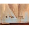 Image 2 : Painting on canvas of Inuit boy 16" X 12" signed "T. Paine"