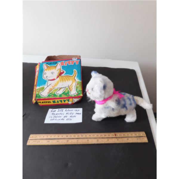 PLAYFUL KITTY MADE IN JAPAN BY ALPS ORIGINAL BOX WORKS