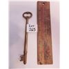 Image 1 : LONG BRASS CPR BUNKHOUSE/CABOOSE SKELETON KEY