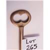 Image 3 : LONG BRASS CPR BUNKHOUSE/CABOOSE SKELETON KEY