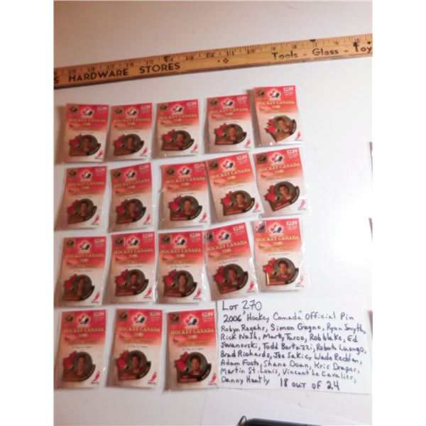 2006 HOCKEY CANADA OFFICIAL PIN 18 OUT OF 24