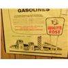 Image 3 : 18 BY 24” ORIGINAL WHITE ROSE 1958 GAS STATION POSTER COLOURED