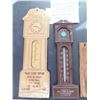 Image 2 : CLOCK SHAPED ADVERTISING WEATHER PROPHET & KAES CLOCK REPAIR