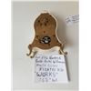 Image 5 : 6 ½” TALL GOLD BUHL W. GERMANY FICHTER K6 MUSIC CLOCK WORKS