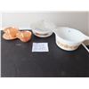 Image 2 : VINTAGE PYREX & FIRE KING CUPS & CASSEROLE DISHES