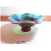 Image 3 : NICOLE TREMBLAY 9” FLUTED IRRIDESCENT ART GLASS BOWL