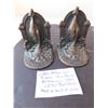 Image 1 : ANTIQUE CAST BRONZE PEACOCK ART NOUVEAU BOOKENDS 1900’S