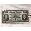Image 1 : 1938 $20 Bank of Montreal Charter Bank Note
