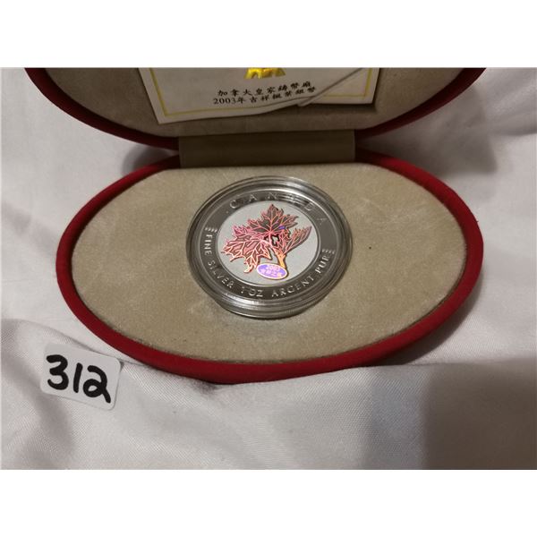 2003 .999 1oz Good fortune Maple Leaf