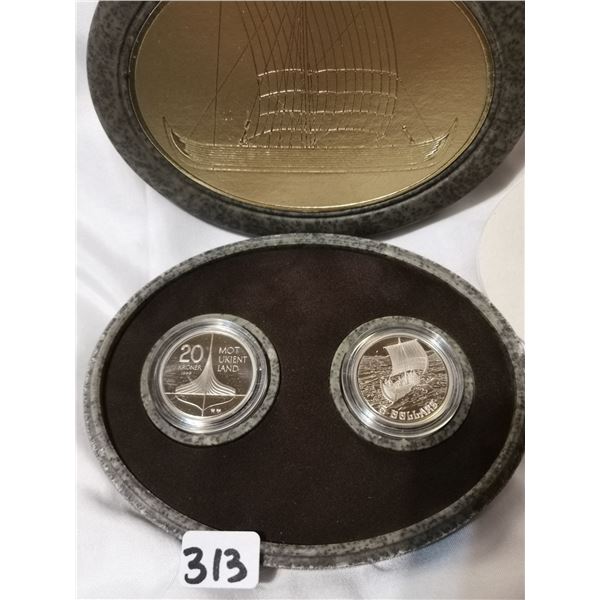 1999 The Vikings and Vinland Voyages Coins