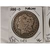 Image 2 : 1887 O & 1888 O Morgan Silver Dollars