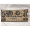 Image 1 : Rare 1859 Colonial Bank $2 Charter Bank Note
