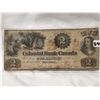 Image 2 : Rare 1859 Colonial Bank $2 Charter Bank Note