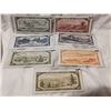 Image 1 : Landscape 1954 Bills, full set from $1 to $100, Very High Grades
