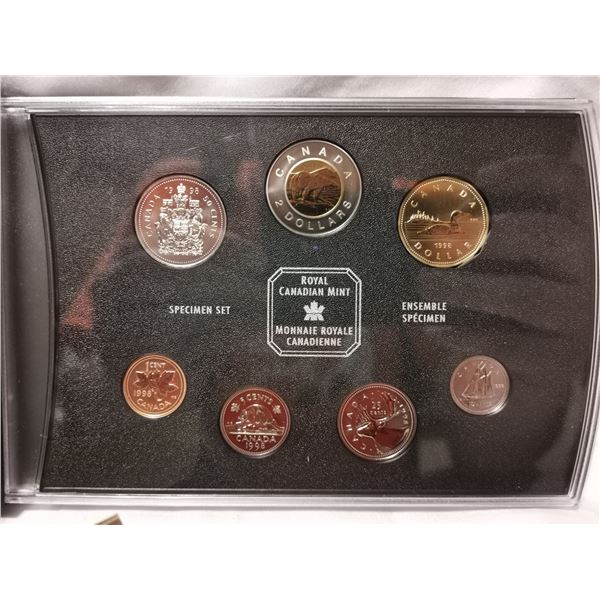 1998 Canada Specimen Set
