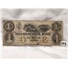 Image 1 : 1858 $1 International Bank Charter Bank Note