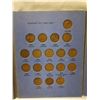 Image 4 : Full set of 1cent  1920-1971 includes all key dates