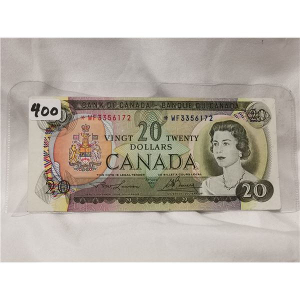 1969 $20 Replacement Note