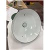 Image 5 : 2 Porcelain Service Station Lights 12" and 16"