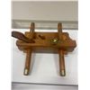 Image 2 : Wooden Planer Moulding Tool P.J. Parnell - WH Marples + Sons Mint Condition Brass Fittings 9 1/2" L