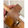 Image 3 : Wooden Planer Moulding Tool P.J. Parnell - WH Marples + Sons Mint Condition Brass Fittings 9 1/2" L