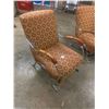 Image 2 : Mid Century Modern Upholstered Chrome Livingroom Chair