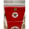 Image 2 : Texaco Ice Box / Shop Cabinet Fantasy Item 47" H X 21 1/2" W X 10" D