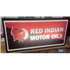 Image 1 : Red Indian Light Up Sign Fantasy Item 48W X 24H
