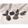 Image 1 : 6 Soapstone figurines original wolf