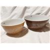 Image 1 : Two matching Pyrex bowls, 8" & 7"