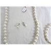 Image 2 : Real Pearl Necklace ,Bracelet ,Ear Rings
