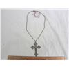 Image 1 : Cross on a Sterling Chain