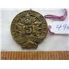 Image 1 : WW1 Canadian 151 Cap Badge Central Alberta