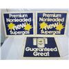 Image 2 : 3 Tempo Oil Double Sided Cardboard Signs