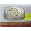 Image 1 : Sterling Silver 1966 Belt Buckle Swift Current Amateur Bronc Riding 76 grams