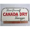 Image 2 : Vintage Canada Dry Metal Rack Sign 2 Sided