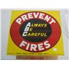 Image 1 : Vintage Imperial Tobacco Tin Prevent Fires Sign