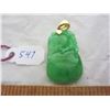 Image 2 : Jade Pendant with 18 KT Clasp