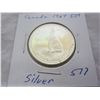 Image 1 : Canadian Silver 1967  Fifty Cent Piece