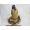 Image 3 : Large Vintage Plaster Statue of Native Girl