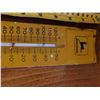 Image 2 : Tin 12' John Derre thermometer- some paint on edges- glass damaged