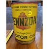 Image 1 : 1 Gal. Pennzoil gallon can- Top removed