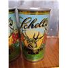 Image 1 : Pair of Schell's beer brand cans- Elk graphics