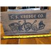 Image 1 : Wooden Kresge Crate 15x7x8- 5+10Cent store- great graphics